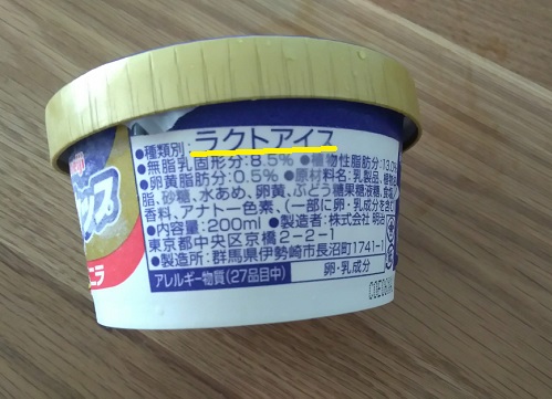 アイス 種類