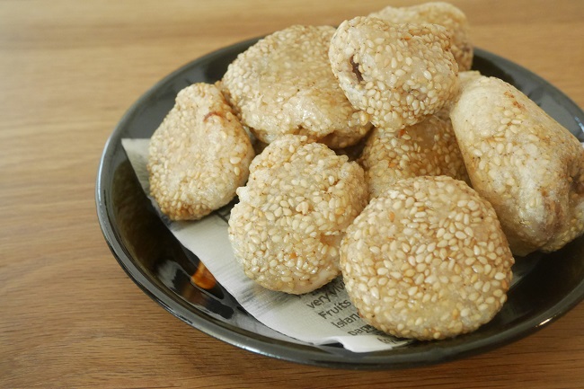 カルディ購入品　手作りゴマ団子セット　11